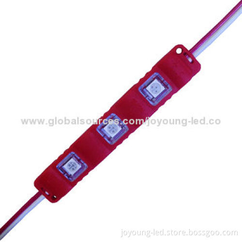 3-piece Water-resistant 5050 SMD LED Injection Module, IP67, 18-20lm, 12V